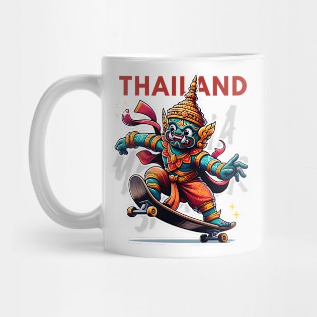 Thailand Yaksha Skater by DrextorArtist